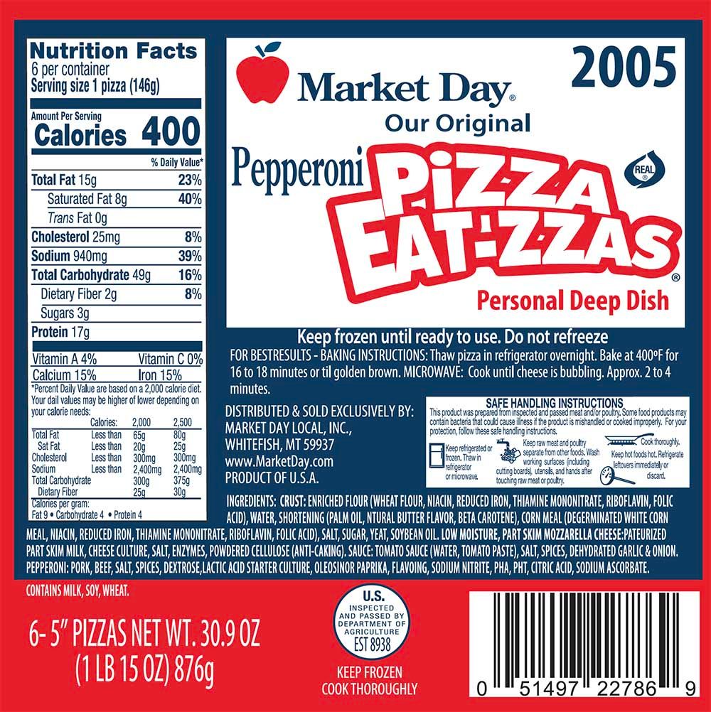 Pepperoni Pizza Slice Nutrition Facts - Eat This Much